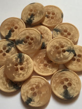 Load image into Gallery viewer, 10 20 BROWN 23mm Wide Quality Beautiful Buttons Jacket Shirt Sewing Craft 4 Holes