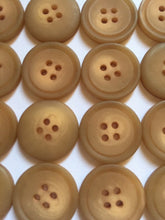 Load image into Gallery viewer, 10 20 BROWN 21mm Wide Quality Beautiful Buttons Jacket Shirt Sewing Craft 4 Holes