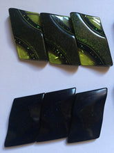 Load image into Gallery viewer, 5 STRIPES SHINE Quality Buttons 34mm x 17mm Sewing Craft Jacket Shirt Skirt Trousers Coat Different Colours Also Available