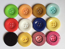 Load image into Gallery viewer, 1 Quality Clown Buttons 26mm for Sewing Craft Jacket Shirt Skirt Trousers Coat Many Colours