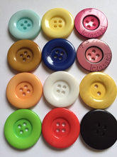 Load image into Gallery viewer, 1 Quality Clown Buttons 26mm for Sewing Craft Jacket Shirt Skirt Trousers Coat Many Colours
