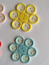 Load image into Gallery viewer, 20 40 WHITE Round Buttons 12mm 13mm Wide Different Colours Sewing Craft Jacket Shirt Skirt Trousers Coat Many Colours 2 holes