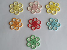 Load image into Gallery viewer, 20 40 WHITE Round Buttons 12mm 13mm Wide Different Colours Sewing Craft Jacket Shirt Skirt Trousers Coat Many Colours 2 holes