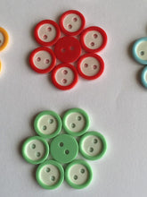 Load image into Gallery viewer, 20 40 WHITE Round Buttons 12mm 13mm Wide Different Colours Sewing Craft Jacket Shirt Skirt Trousers Coat Many Colours 2 holes