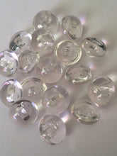 Load image into Gallery viewer, 10 CLEAR White Antique Domed Brass Bronze Grey Yellow Peach Shank Quality Buttons 13mm Wide Coats Blazers Shirt Dresses Jacket