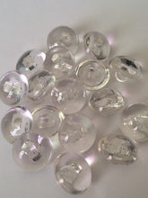 Load image into Gallery viewer, 10 CLEAR White Antique Domed Brass Bronze Grey Yellow Peach Shank Quality Buttons 13mm Wide Coats Blazers Shirt Dresses Jacket