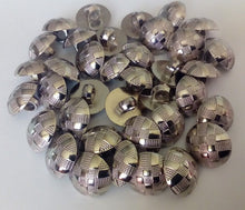 Load image into Gallery viewer, 10 20 50 Silver Carpet Tiles Shank Quality Buttons 13mm Wide Dresses Tops Coats Babies Blazers Shirt Sewing Craft