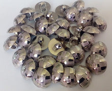 Load image into Gallery viewer, 10 20 50 Silver Carpet Tiles Shank Quality Buttons 13mm Wide Dresses Tops Coats Babies Blazers Shirt Sewing Craft