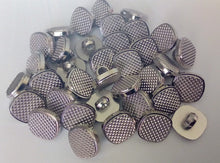 Load image into Gallery viewer, 10 20 50 Silver Mat Shank Quality Buttons 13mm Wide Dresses Tops Coats Babies Blazers Shirt Sewing Craft
