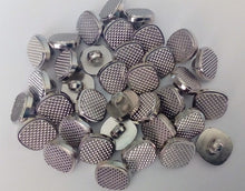 Load image into Gallery viewer, 10 20 50 Silver Mat Shank Quality Buttons 13mm Wide Dresses Tops Coats Babies Blazers Shirt Sewing Craft