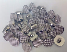 Load image into Gallery viewer, 10 20 50 Silver Mat Shank Quality Buttons 13mm Wide Dresses Tops Coats Babies Blazers Shirt Sewing Craft