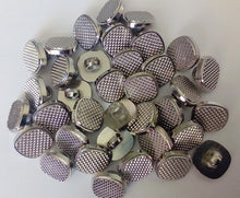 Load image into Gallery viewer, 10 20 50 Silver Mat Shank Quality Buttons 13mm Wide Dresses Tops Coats Babies Blazers Shirt Sewing Craft