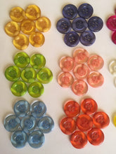 Load image into Gallery viewer, 10 20 Round Buttons 18mm for Sewing Craft Jacket Shirt Skirt Trousers Coat Many Colours 4 holes