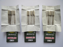 Load image into Gallery viewer, 10 Quality Sewing Machine Needles 90/14 100/16 110/18 Silver
