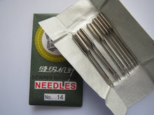 Load image into Gallery viewer, 10 Quality Sewing Machine Needles 90/14 100/16 110/18 Silver