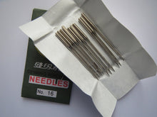 Load image into Gallery viewer, 10 Quality Sewing Machine Needles 90/14 100/16 110/18 Silver