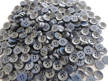 Load image into Gallery viewer, 50 100 NAVY Quality Buttons Shirt Sewing Craft 12mm Wide More Colours Also Available