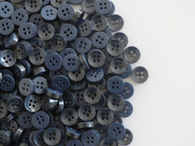 Load image into Gallery viewer, 50 100 NAVY Quality Buttons Shirt Sewing Craft 12mm Wide More Colours Also Available
