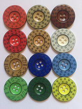 Load image into Gallery viewer, 5 STARS YEAR 22mm Wide Beautiful Buttons Twinkle Twinkle Little Stars Sewing Craft Cards Coat Shirt Jacket