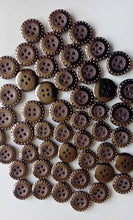 Load image into Gallery viewer, 10 20 50 Dark Silver Net 4 Holes Quality Buttons 13mm 15mm Wide Dresses Tops Coats Babies Blazers Shirt Sewing Craft