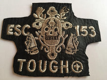 Load image into Gallery viewer, Tough SKULL Leather 76mm x 97mm Sew-On Embroidered Patch Denim Biker Leather Jacket Coat Bags Rock And Roll