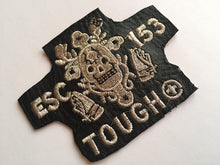 Load image into Gallery viewer, Tough SKULL Leather 76mm x 97mm Sew-On Embroidered Patch Denim Biker Leather Jacket Coat Bags Rock And Roll