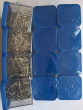 Load image into Gallery viewer, 8 SEALED BOXES Of Tailors Dressmaker Office Straight Pins Sewing Craft Seamstress Art Tailor 1" / 25mm Long Perfect For Xmas Gifts Sharing