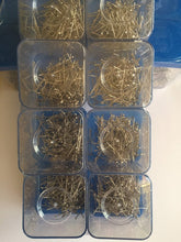 Load image into Gallery viewer, 8 SEALED BOXES Of Tailors Dressmaker Office Straight Pins Sewing Craft Seamstress Art Tailor 1" / 25mm Long Perfect For Xmas Gifts Sharing