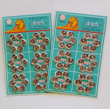 Load image into Gallery viewer, 36 Pairs Press Studs 1 3 5 Packs Snap Fasteners Metal 10mm Silver Colour Dress Wedding Baby Shirt Skirt Trousers