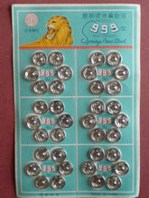 Load image into Gallery viewer, 36 Pairs Press Studs 1 3 5 Packs Snap Fasteners Metal 10mm Silver Colour Dress Wedding Baby Shirt Skirt Trousers