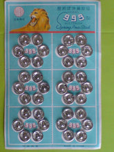 Load image into Gallery viewer, 36 Pairs Press Studs 1 3 5 Packs Snap Fasteners Metal 10mm Silver Colour Dress Wedding Baby Shirt Skirt Trousers