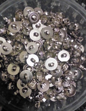 Load image into Gallery viewer, 10 20 50 Silver Round Chain Shank Quality Buttons 13mm Wide Dresses Tops Coats Babies Blazers Shirt Sewing Craft