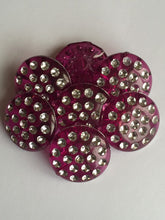 Load image into Gallery viewer, 10 20 Round Shank Deep 20mm Rhinestone Shine Quality Buttons One Hole Different Colours Dresses Tops Coats Babies Blazers Shirt Sewing Craft