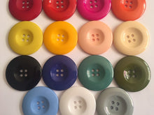 Load image into Gallery viewer, 3pcs Clown 45mm Quality Buttons Wide Sewing Craft Jacket Shirt Skirt Trousers Coat Many Colours