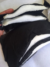 Load image into Gallery viewer, 1pair/2pcs 2pairs/4pcs BLACK LARGE Stiff Shoulder Pads Suits Jackets Blazers Coats Cushions Foams Tops Dresses