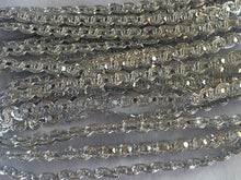 Load image into Gallery viewer, 4 yards+ SEQUIN SILVER Metallic Shine Quality 7mm Different Colours Trims Beautiful Trimmings