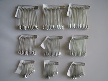 Load image into Gallery viewer, 100pcs 200pcs 500pcs Tailors Safety Pins Gold or Silver Office Sewing Craft Dressmaker Art 19mm 22mm Long Seamstress Clothing Alterations And Repairs