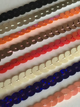 Load image into Gallery viewer, 3 Meters SEQUIN Strung String Trims 6mm Trimmings Round Sparkle Sequins Scrapbooking Cardmaking Wedding Home Decor Sewing Craft Project