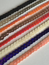 Load image into Gallery viewer, 3 Meters SEQUIN Strung String Trims 6mm Trimmings Round Sparkle Sequins Scrapbooking Cardmaking Wedding Home Decor Sewing Craft Project