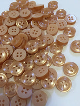 Load image into Gallery viewer, 50 100 Beautiful Quality 12mm Wide Buttons Shirt Sewing Craft 4 Holes More Colours Also Available