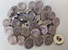 Load image into Gallery viewer, 10 20 50 Silver Squiggle Curly Shank Quality Buttons 13mm Wide Dresses Tops Coats Babies Blazers Shirt Sewing Craft