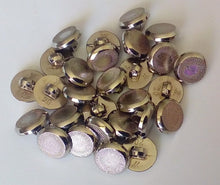 Load image into Gallery viewer, 10 20 50 Silver Speaker Shank Quality Buttons 13mm Wide Dresses Tops Coats Babies Blazers Shirt Sewing Craft
