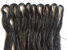 Load image into Gallery viewer, Afro African Black Rubber Hair Thread Vinyl Tubes Braiding Threading Lengthening Stretching Out Natural Hair Care Accessories Girls Ladies §