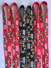 Load image into Gallery viewer, RED BLACK Mickey Mouse Neck Strap ID Badge Holder Camera Phones Keys Mobile Labels Rope Tents Sport Exercise Home Office Pass Sewing Craft