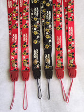 Load image into Gallery viewer, RED BLACK Mickey Mouse Neck Strap ID Badge Holder Camera Phones Keys Mobile Labels Rope Tents Sport Exercise Home Office Pass Sewing Craft