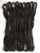 Load image into Gallery viewer, Afro African Black Rubber Hair Thread Vinyl Tubes Braiding Threading Lengthening Stretching Out Natural Hair Care Accessories Girls Ladies §