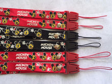 Load image into Gallery viewer, RED BLACK Mickey Mouse Neck Strap ID Badge Holder Camera Phones Keys Mobile Labels Rope Tents Sport Exercise Home Office Pass Sewing Craft