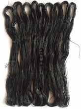 Load image into Gallery viewer, African Black Rubber Hair Thread Vinyl Tubes Braiding Threading Lengthening Stretching Out Afro Natural Hair Care Accessories Girls Ladies #