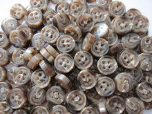 Load image into Gallery viewer, 10 20 50 BROWN THICK Side Buttons 18mm Wide Sewing Craft Cards Coat Shirt Jacket