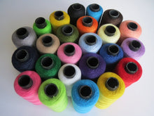 Load image into Gallery viewer, 25 FULL Reels Quality Sewing Thread 100% Cotton Many Colours Machine Craft